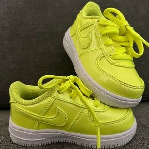 Nike Neon Yellow Air Force 1
